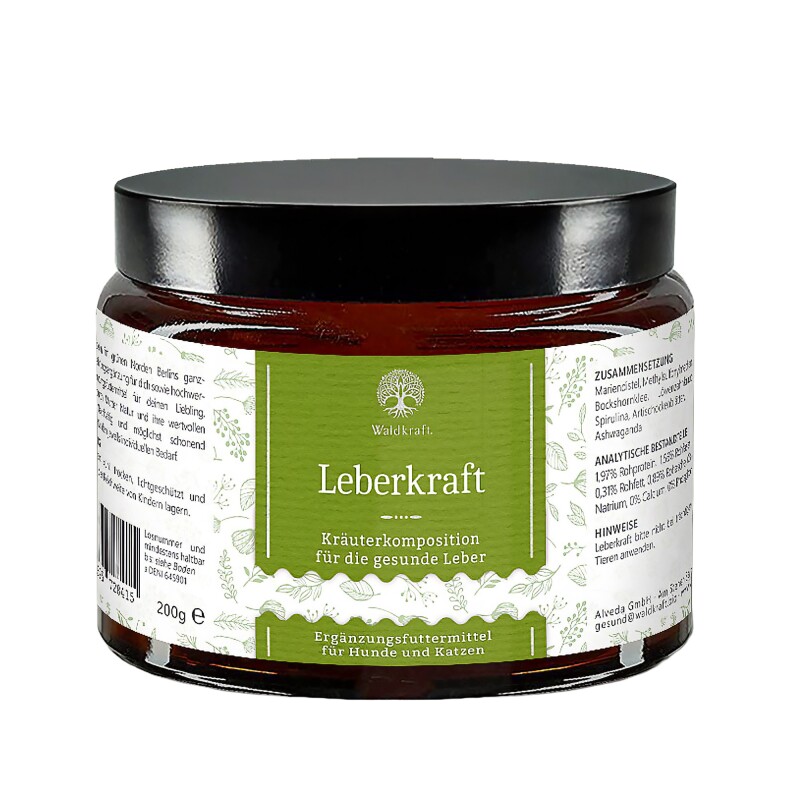 Waldkraft Leberkraft – Kräutermischung für Hund & Katze - 200g