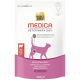 Select Gold Medica Veterinary Diet — dieta przeciw kamieniom moczowym (struwit), wołowa formuła, różowa sylwetka kota wskazująca obszar układu moczowego, 300 g.
