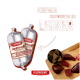 Zwei silberverpackte FLEISCHESLUST meat&treat Trainingswürste, Schale mit gewürfelten Leckerbissen und rohes Fleisch auf Brett, Text 'EINFACH UNWIDERSTEHLICH LECKER'
