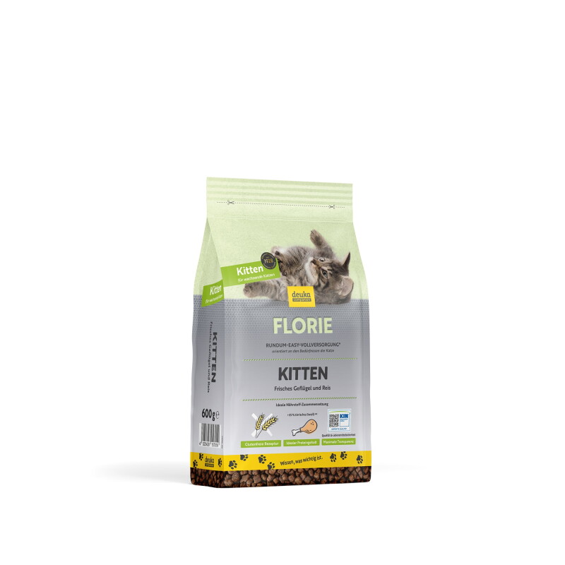 florie Trockenfutter - Kitten Geflügel 600 g