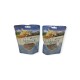 Twee zakken DeliBest Cat Smack traktaties, elk 93,7 g, met een blauw ontwerp en etiketten voor geen toegevoegde suiker en hoge acceptatie.