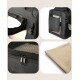 Hundetransportbox - faltbar - schwarz S