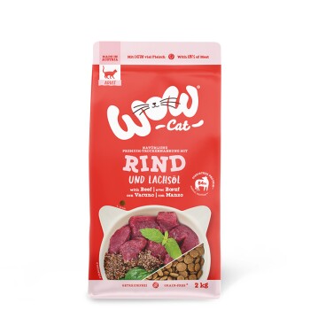 WOW Cat Adult bœuf - 2 kg