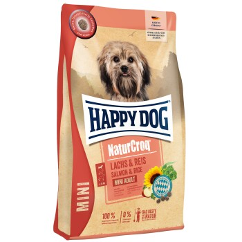 tests-Happy Dog NaturCroq Mini Lachs & Reis-Bild
