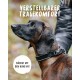Eine Nahaufnahme eines braunen Hundes mit einem verstellbaren schwarzen Halsband, mit dem Text 'Verstellbarer Tragekomfort' und 'Wächst mit dem Hund mit' in Weiß.