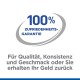 100 % Zufriedenheitsgarantie für Qualität, Konsistenz und Geschmack oder Geld zurück.