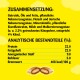 Emballage de nourriture pour animaux sur fond jaune, montrant les ingrédients : 22 % de protéines, 22 % de matières grasses, 9 % de matières inorganiques, 2 % de fibres, 408 kcal/100g.