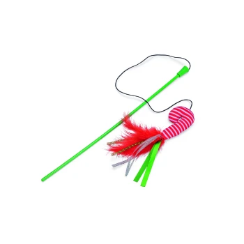 Katzenangel Weihnachten Zuckerstange