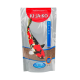 Premium Koi-Futterverpackung mit der Bezeichnung 'KI-JA-KO COLOR', mit einer bunten Koi-Fischgrafik, 3 mm Pelletgröße und 'AQUARIS'-Markierung.