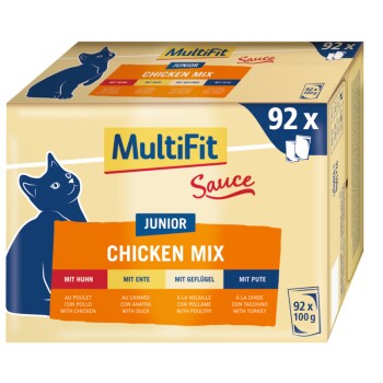 Junior Sauce Chicken Mix Zestaw mieszany XXL 92 x 100 g