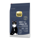 Sac de nourriture pour chats Select Gold présentant un chat noir et blanc, étiqueté "ADULT Classic Fit", avec un texte indiquant des ingrédients de poulet et de riz.