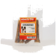 Miracle Dog Snacks Ochsenziemer 5-teilig, natürliche 12 cm Hundesnacks mit Hundeabbildung auf transparenter Verpackung.