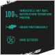Bild zur Förderung von Tiernahrung: "100% natürliches Tierprotein, hoher Proteingehalt, getreidefrei," mit einem Fischsymbol.