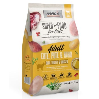 Superfood for Cats Adult Ente, Pute & Huhn 1,5kg