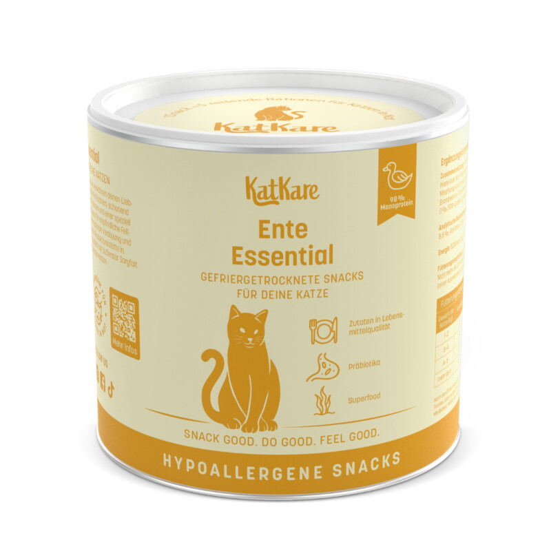 KatKare Hypoallergener Gefriergetrockneter Snack Ente Essential 70 g