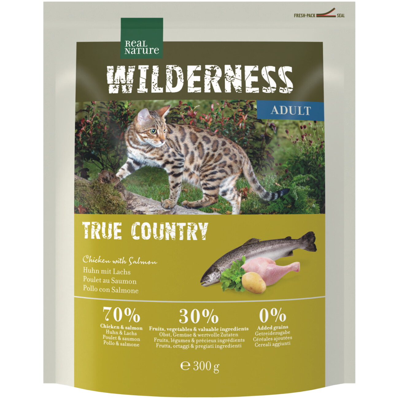 REAL NATURE WILDERNESS Trockenfutter Katze Adult True Country 300 g