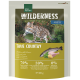 Tüte Real Nature Wilderness True Country Adult Katzenfutter mit getupfter Katze, Huhn & Lachs, Kennzeichnungen 70 % / 30 % / 0 %, 300 g.