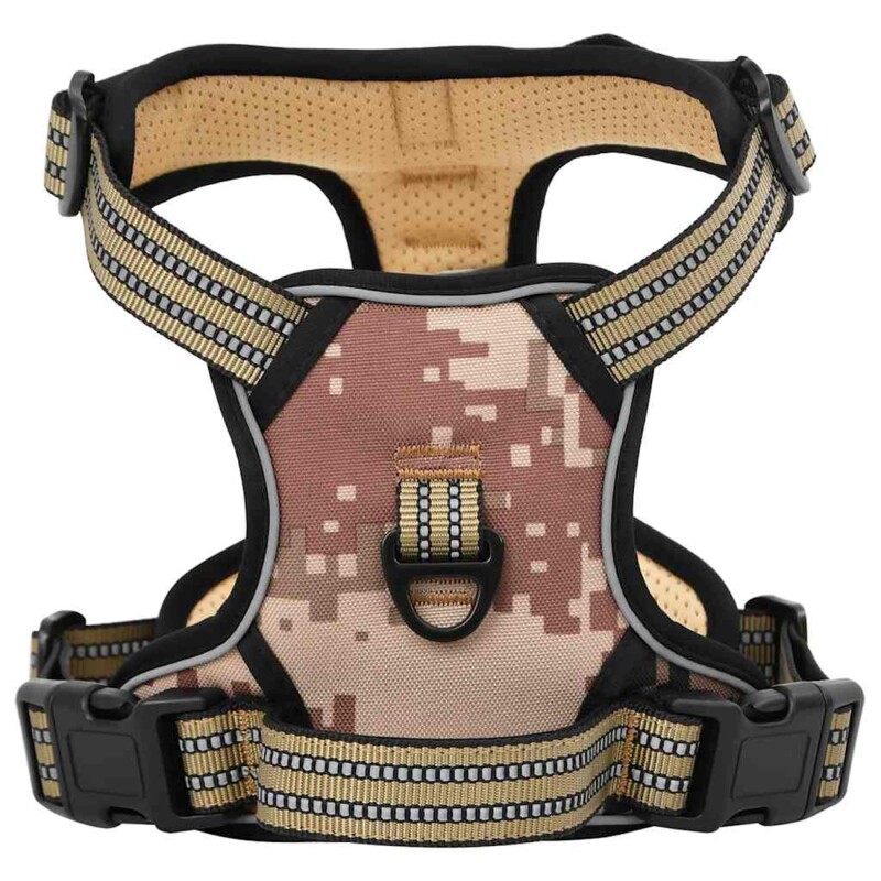 VidaXL Hundegeschirr braun/ beige XL