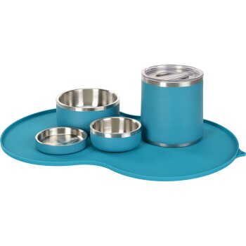 Gamelle en acier inoxydable Premier bleu 350 ml
