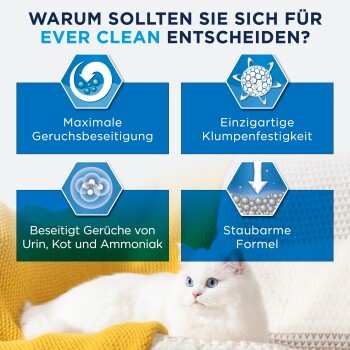 Ever Clean Fast Acting Odour Control Żwirek zbrylający 10 l | MAXI ZOO