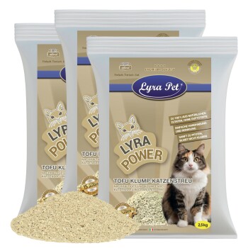 Lyra Pet Tofu Katzenstreu 7,5 kg Lyra Pet Tofu Katzenstreu 7,5 kg