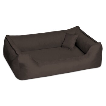 DONALD ORTHO Hundebett Anti Haar M L XL XXL 80 100 120 150cm braun 1,5 m, 25 cm, 1 m