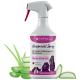 TierPlus Haarpracht Spray für Haustiere in einer 500 ml Flasche, mit roßer Düse und Bildern eines Hundes und eines Pferdes. Hergestellt in Deutschland mit Aloe Vera.