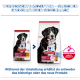 Zwei Hill's Science Plan Adult-Hundefutterbeutel (alt und neu) mit lächelndem schwarzem Hund, Beschriftungen „ADULT 1-5“ und „ACTIVBIOME+ MULTI BENEFIT“.