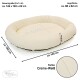 orthopädisches Hundebett Bolton creme XXL