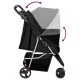 Hundewagen 80x46x98cm (L x B x H) schwarz