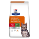 Hill's Prescription Diet Urinary Stress + Metabolic Katzenfutter-Tüte mit einer grauen getigerten Katze auf der Vorderseite, beschriftet mit 'Veterinarian Recommended.'