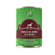 Dosen-Hundefutter mit der Aufschrift "Irish Pure", das Rind- und Hühnerfleisch mit Gemüse und 2 % Algen enthält, hergestellt in Irland.