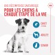 Une récompense savoureuse pour les chiens à chaque étape de la vie, incluant chiots, adultes et seniors.