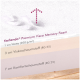 Premium Visco-Schaumstoffschichten mit Angaben zu Dicke und Materialdetails: 1 cm Baumwolle, 3 cm Viscoschaum, 7 cm Komfortschaum.