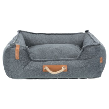 BE NORDIC Bett Föhr Soft grau 50 cm, 19 cm, 50 cm