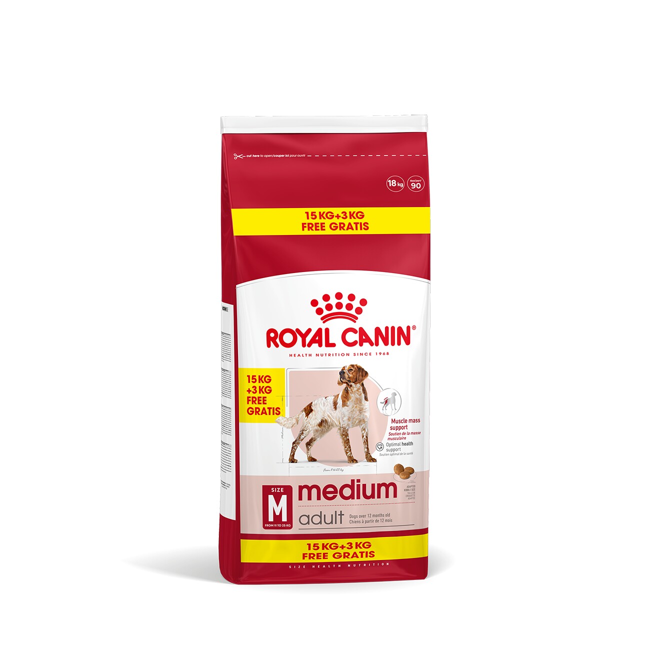 ROYAL CANIN Medium Adult 15 3 kg gratis FRESSNAPF
