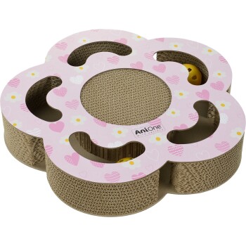 Meilleurs prix pour AniOne griffoir en carton fleurs