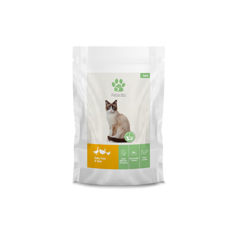 Fellicita Huhn, Pute & Gans 12x 95g Frischebeutel