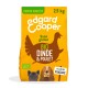 Sac de nourriture pour chien de la marque Edgard Cooper, étiqueté "Sans gluten", "BIO Dinde & Poulet", et "viande fraîche", pesant 2,5 kg.
