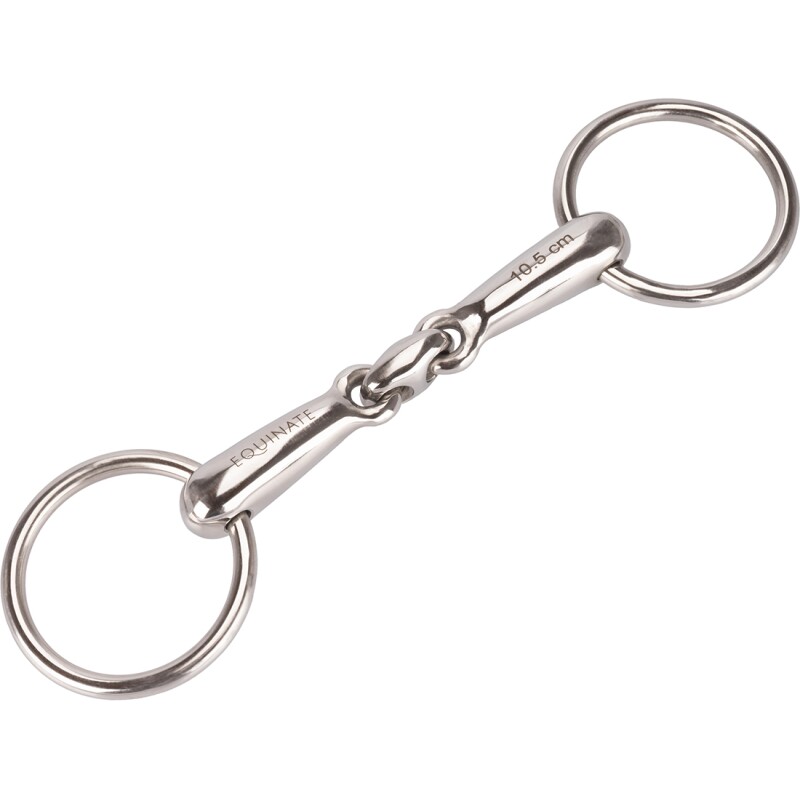 Equinate Pony Wassertrense Edelstahl 16mm doppelt gebrochen 1,6 cm 10,5 cm
