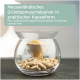 Neuseeländisches Grünlippmuschelpulver in einer Glasschüssel mit Kapseln, mit Text in Deutsch und Englisch.
