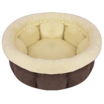 Hundebett 40 x 20 cm braun