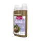 Pavo BeChill Nahrungsergänzungsmittel-Flasche, 1L, beschriftet mit 'unterstützt die schnelle Freisetzung von Stress' mit einem Pferdebild und Ansprüchen auf natürliche Zutaten.