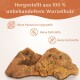 Hergestellt aus 100% unbehandeltem Wurzelholz, keine Konservierungsstoffe, Duftstoffe oder Farbstoffe.