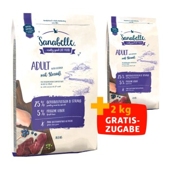 Adult Trockenfutter Strauß 10kg