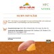 Almo Nature HFC natürliche Katzenfutterverpackung mit "Huhn mit Käse", die Zutaten und Nährwertinformationen auflistet.