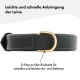 Hundehalsband Plain Dark Moss M