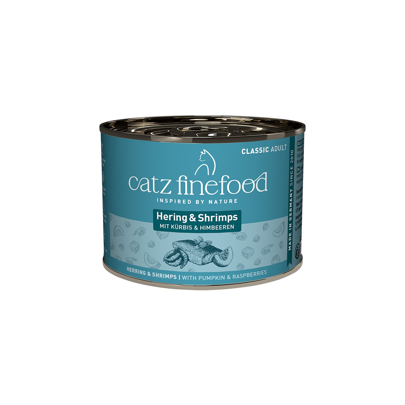 Catz finefood Nassfutter Katze Classic Adult Hering und Shrimps 24x200 g