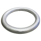 Aufblasbarer Haustier-Übungsring von FitPAWS, mit einer glatten, glänzenden silbernen Oberfläche und einem kreisförmigen Design.