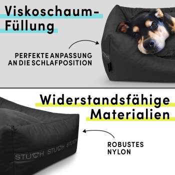 Ortho Hundebett Perfect Dreams anthrazit M